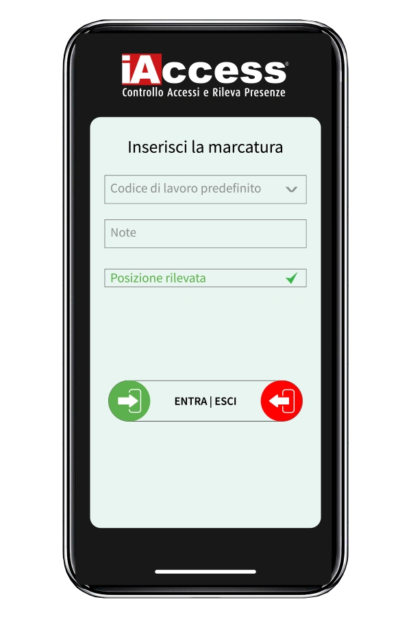 Software per rilevazione del personale iAccess Time Studio
