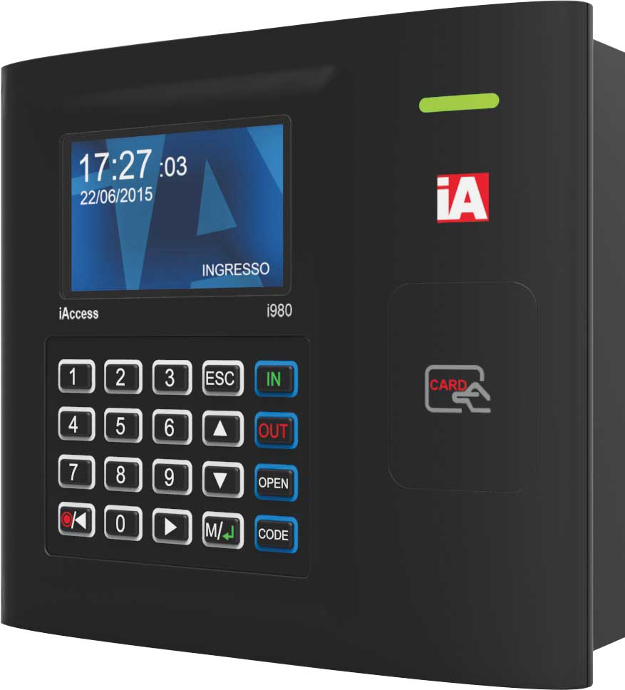 Marcatempo biometrico con riconoscimento facciale